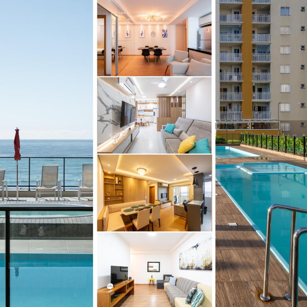 Aptos Completos Com Vista Mar Pe Na Areia Em Barra Velha Em Condominio Resort Com Spa, Piscina, Quadra De Futebol, Sala De Jogos, Brinquedoteca, Complexo Com Diversos Comercios Exterior foto